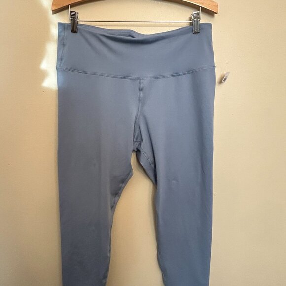 NWT Old Navy Active Women's High Rise Leggings Go-Dry XL Light Blue - Picture 4 of 13
